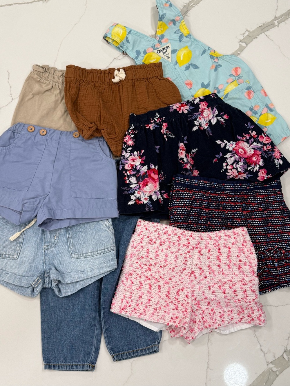 Baby Girl / Toddler bottoms bundle Janie and jack , baby gap and more